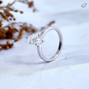 Marquise Cut Lab Grown Diamond Solitaire 6 Prong Set Engagement Ring